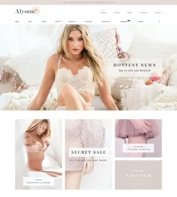 Alysum PrestaShop theme preview