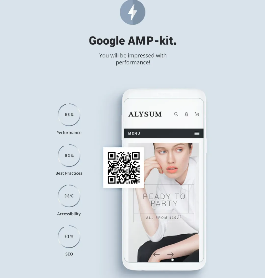Optimize your PrestaShop store for Google AMP compatibility and faster mobile rendering.