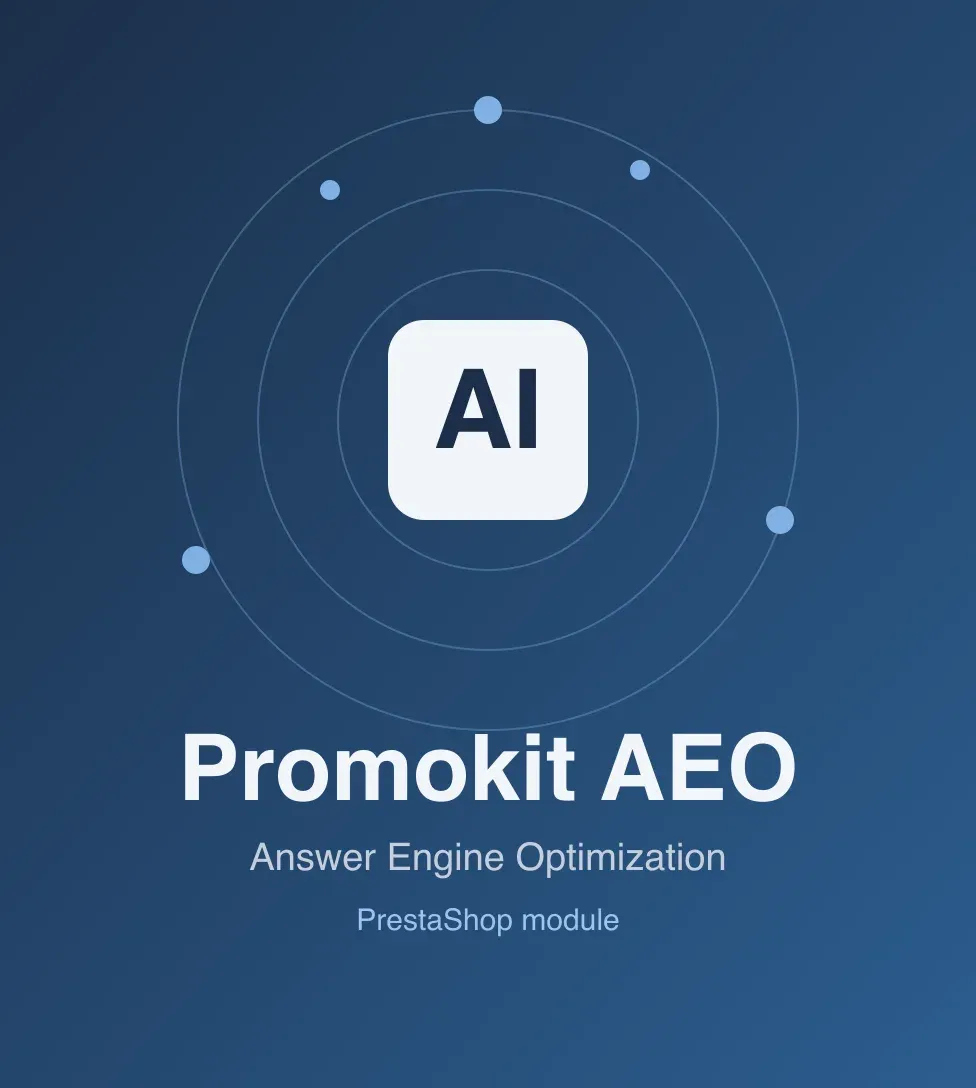 Promokit AEO — Answer Engine Optimization module for PrestaShop