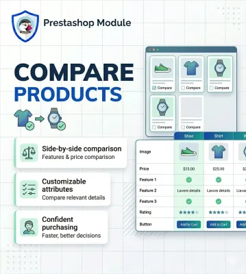 Compare Products PrestaShop module preview