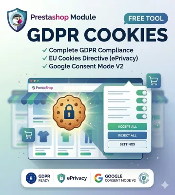 GDPR Cookies PrestaShop module preview